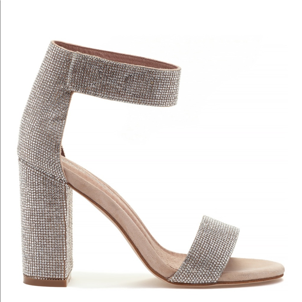Jeffrey Campell Lindsay JS Nude Champagne sz 9